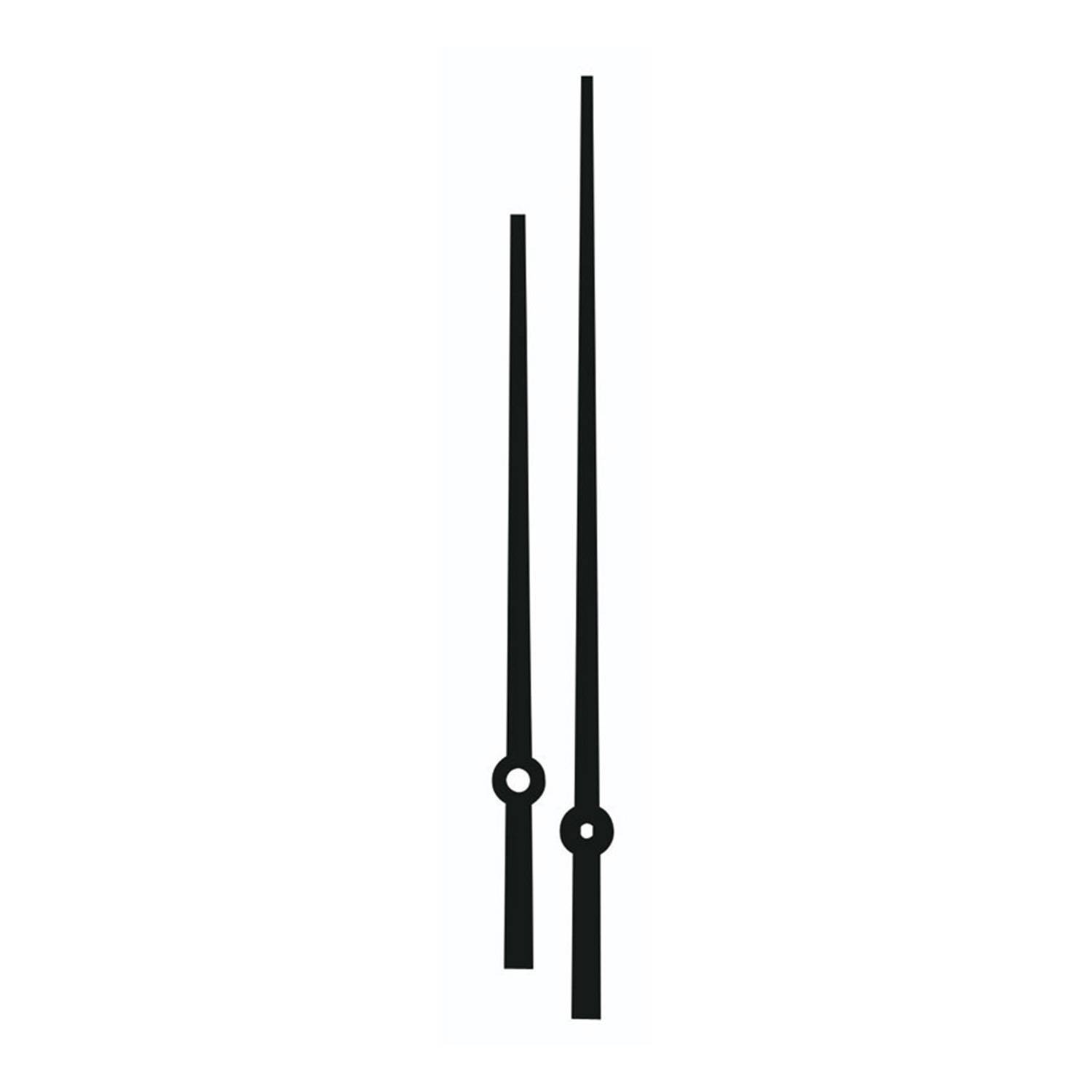 SELVA Euronormzeiger schwarz Alu 380/ 260mm mit Ausgleichgewicht