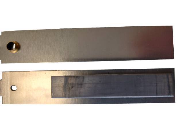 SELVA Euronormzeiger schwarz Alu 450/ 330mm mit Ausgleichgewicht