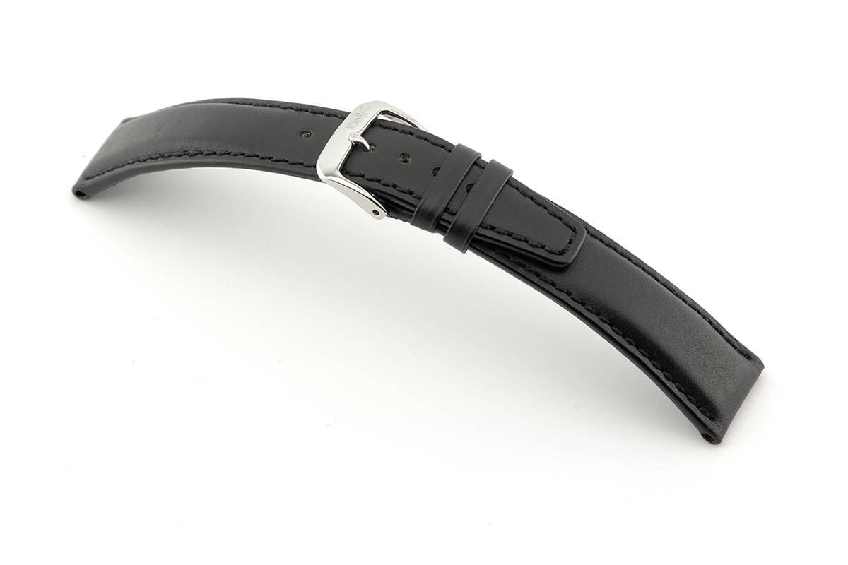 Happel Lederband Idaho 20 mm schwarz
