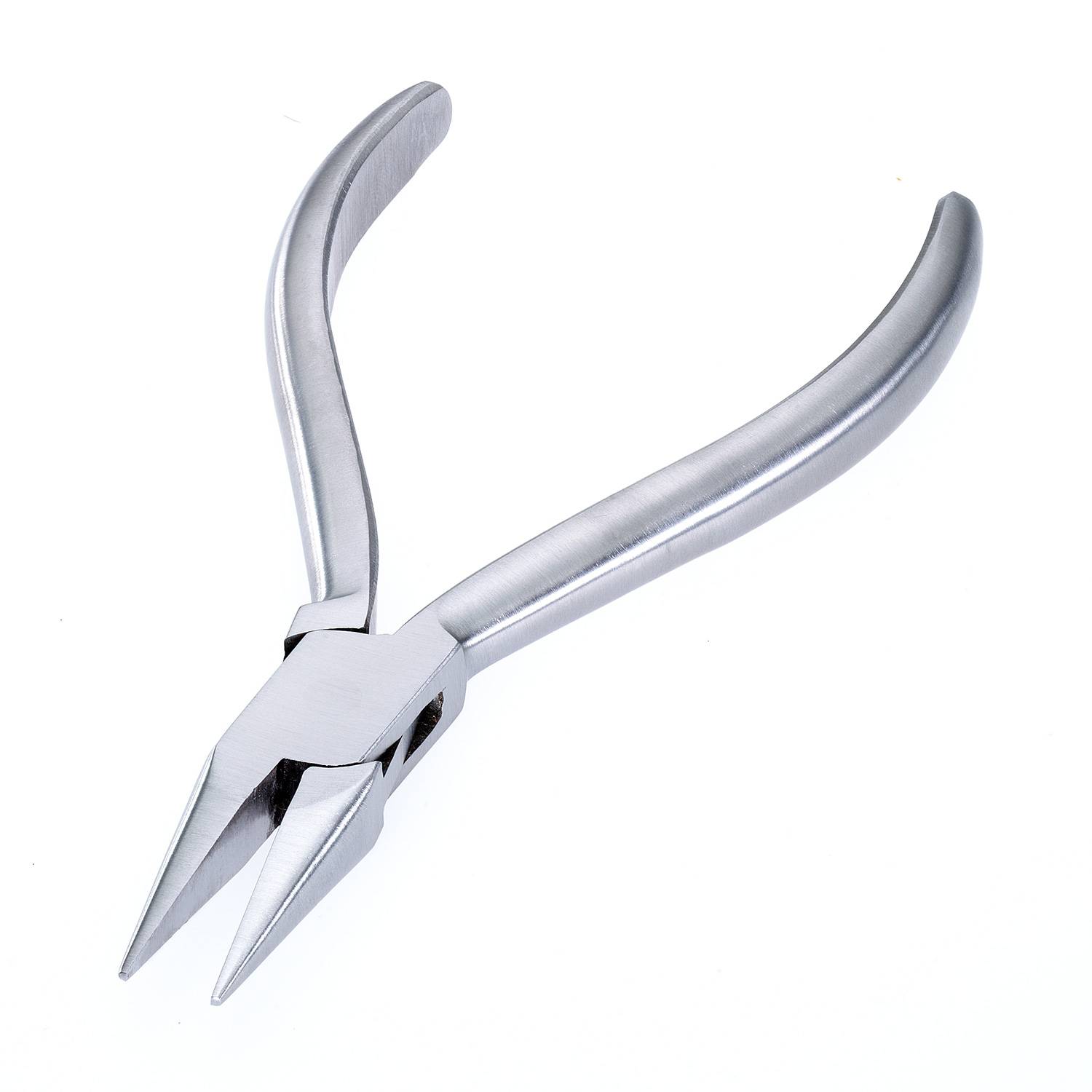 Flachspitzzange, standard, ohne Hieb, poliert, 130 mm
