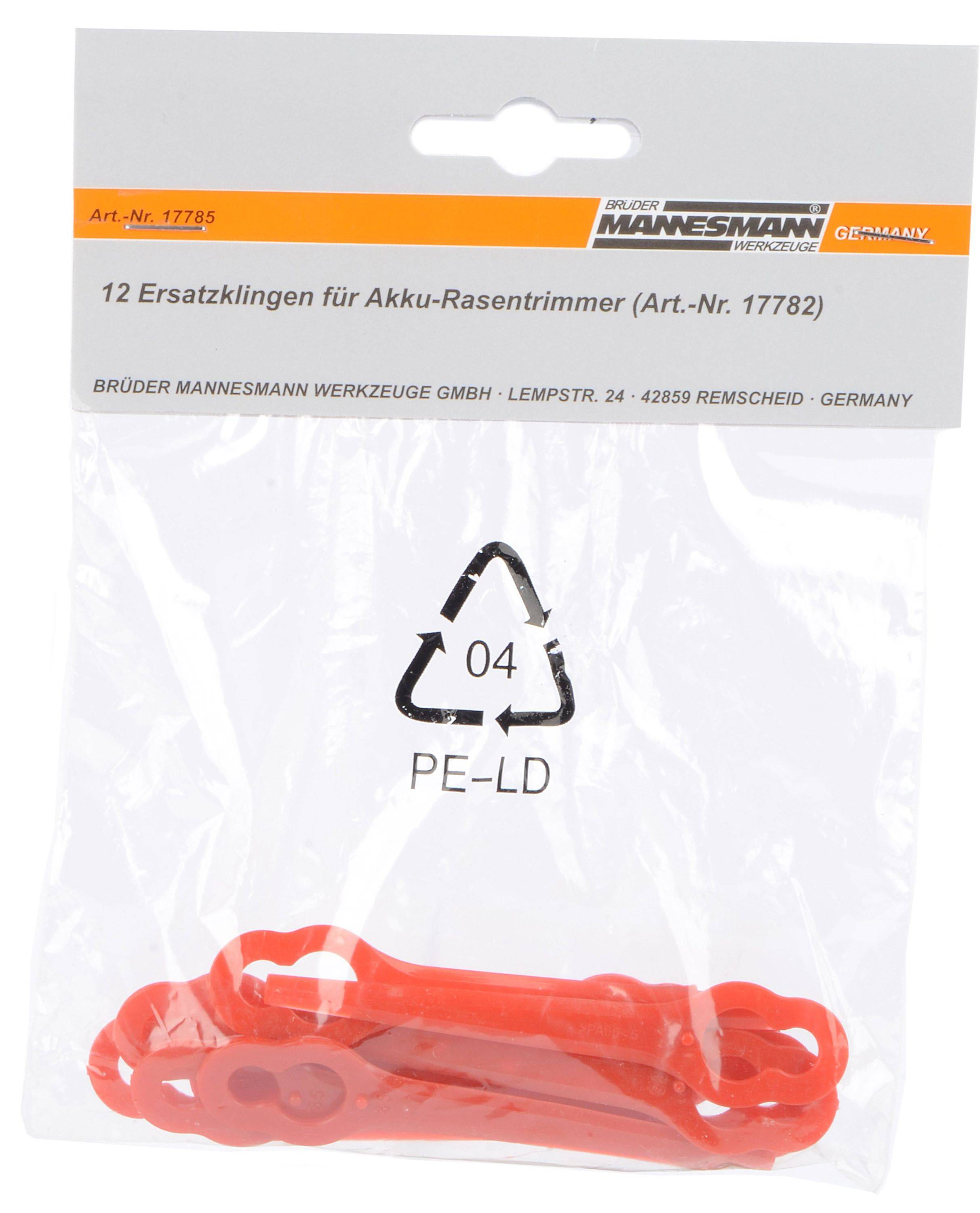 Brüder Mannesmann BRÜDER MANNESMANN Rasentrimmer - Ersatzklingen