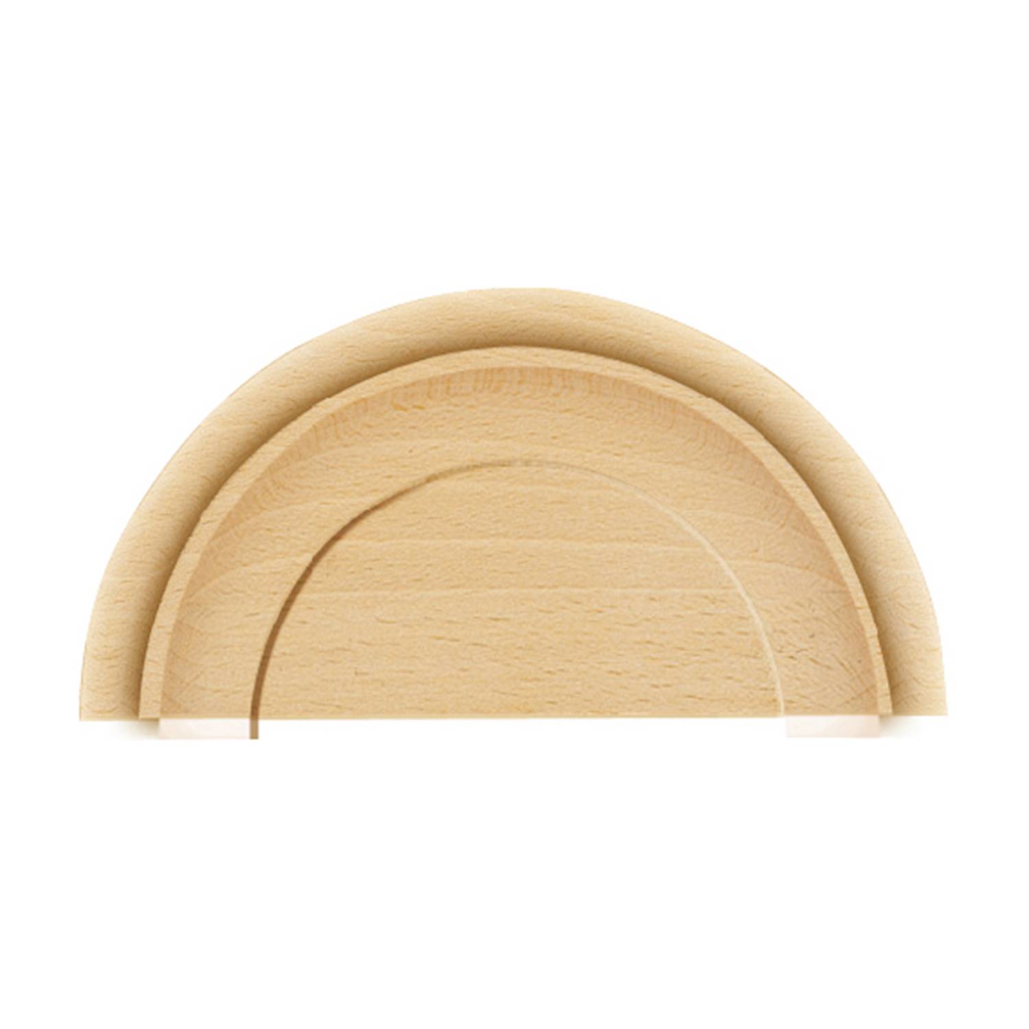 SELVA Zierteil Halbscheibe Holz