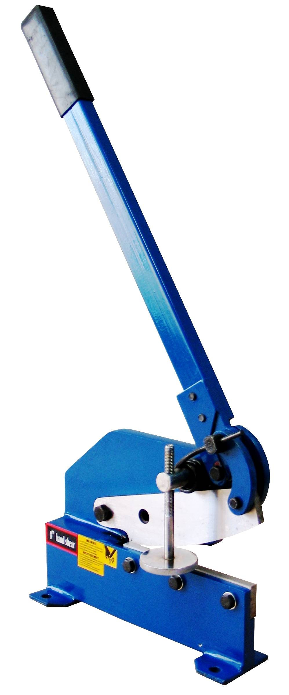 Hebelblechschere, 200 mm, zum Schneiden von Metallplatten, Flach- und Rundstahl