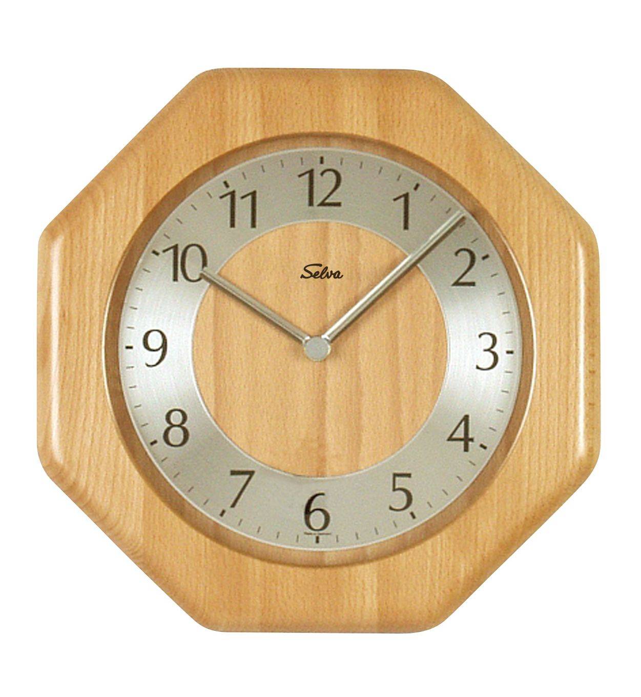 SELVA SELVA Funk-Wanduhr Buche Arrach