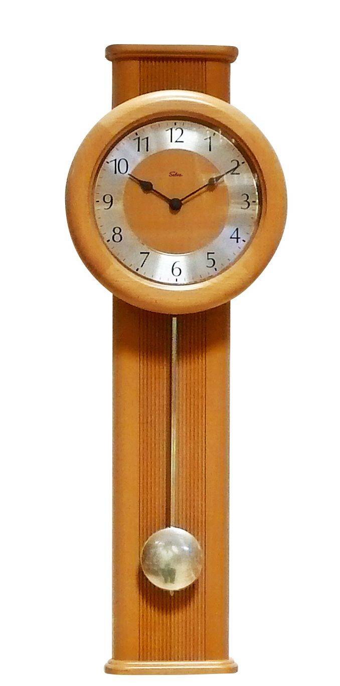 SELVA SELVA Funk-Pendelwanduhr Buche Anzing