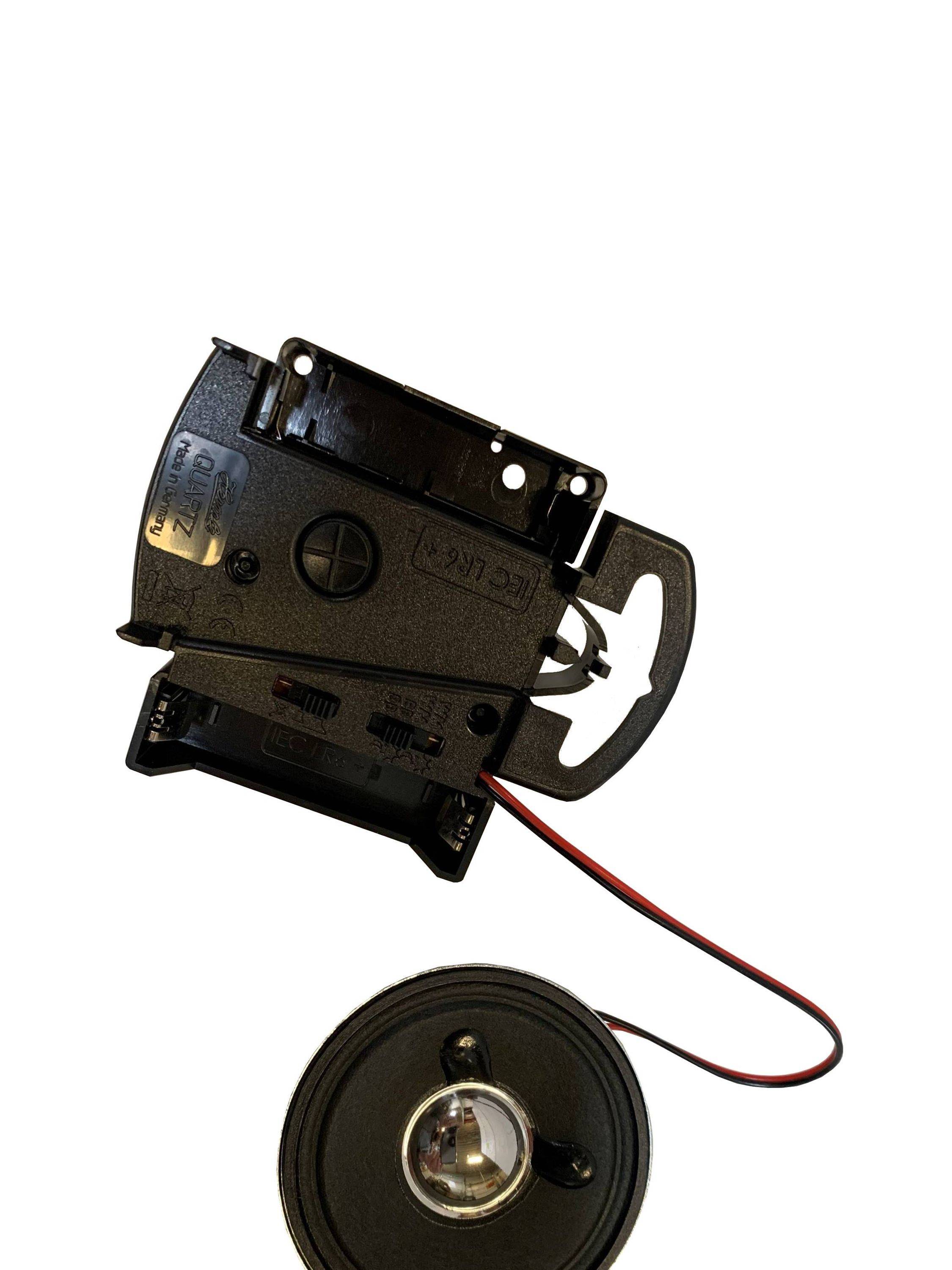 Hermle Quarz-Uhrwerk Hermle 2114, ZWL 21,00mm, Westminster oder Bim Bam, ohne Pendel