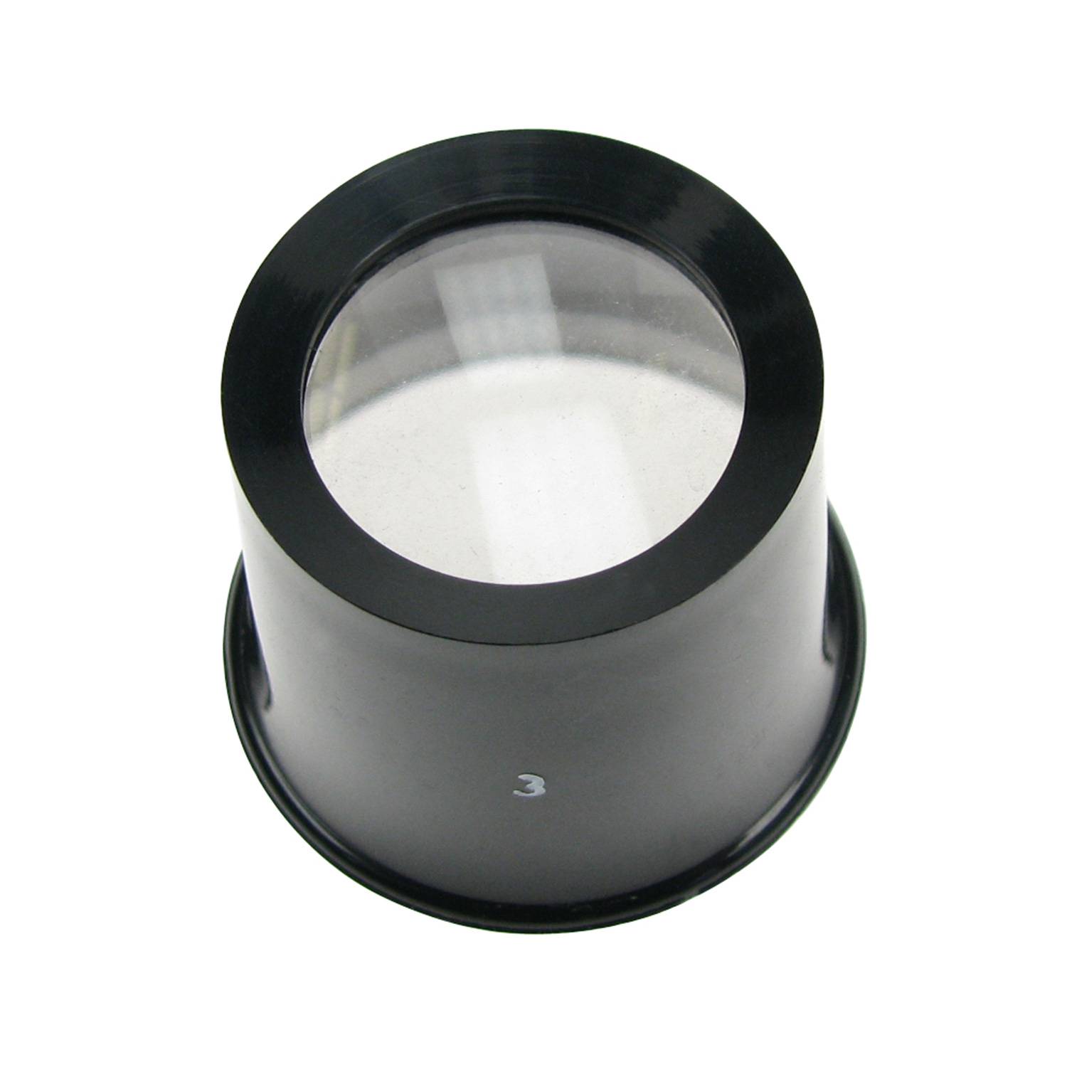 SELVA Uhrmacherlupe, Standard, Vergrößerung 3,3x, mit verschraubtem Ring
