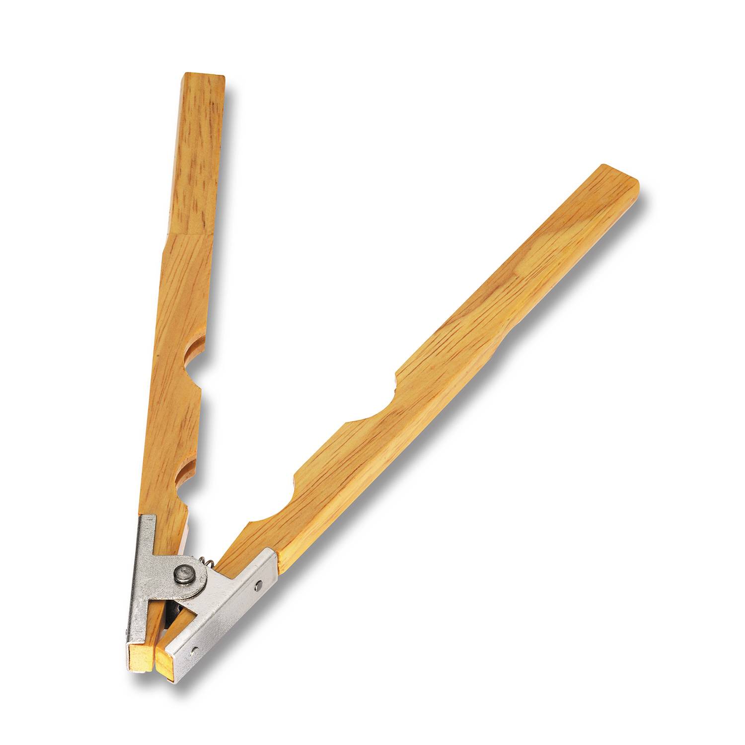 SELVA Ringhaltezange, aus Holz, zum Festhalten von Ringen bei der Innenpolitur