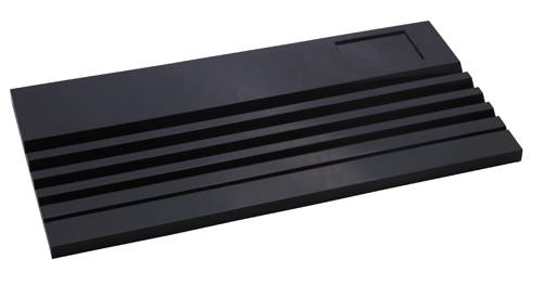 SELVA Sortierbrett für Steine und Perlen, mit unterschiedlich breiten Rillen