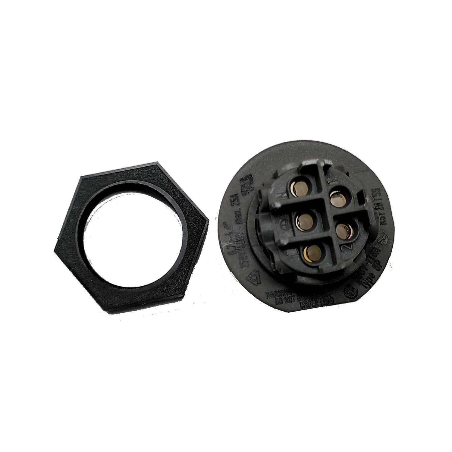 SELVA Gerätestecker (96.052.5054.3), Geräteanschluss, 5-polig, Stiftstecker, 25A