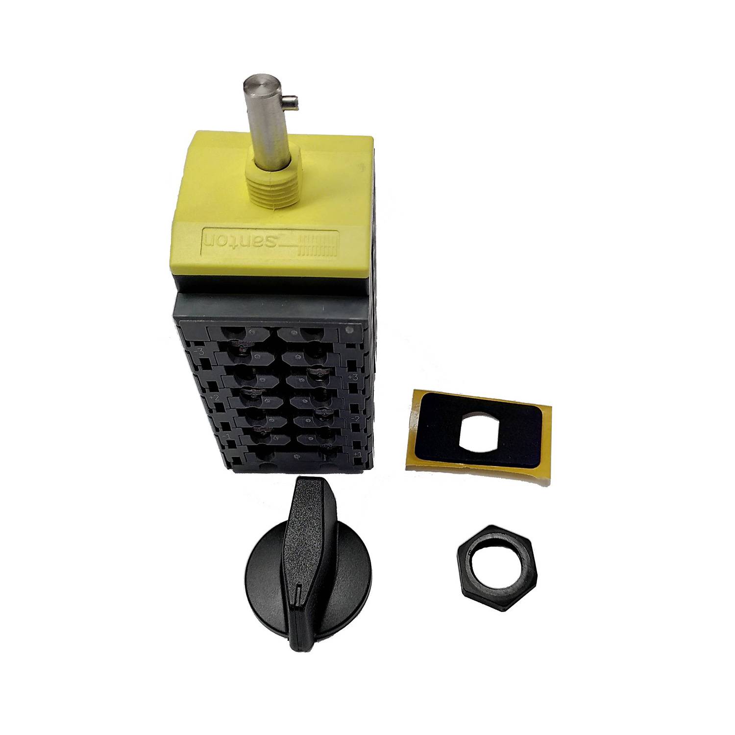 SELVA Schalter (X85.16R6H-A-X0128), 6-polig, 850V, AC/DC, 16A, Schwarz, EIN/AUS