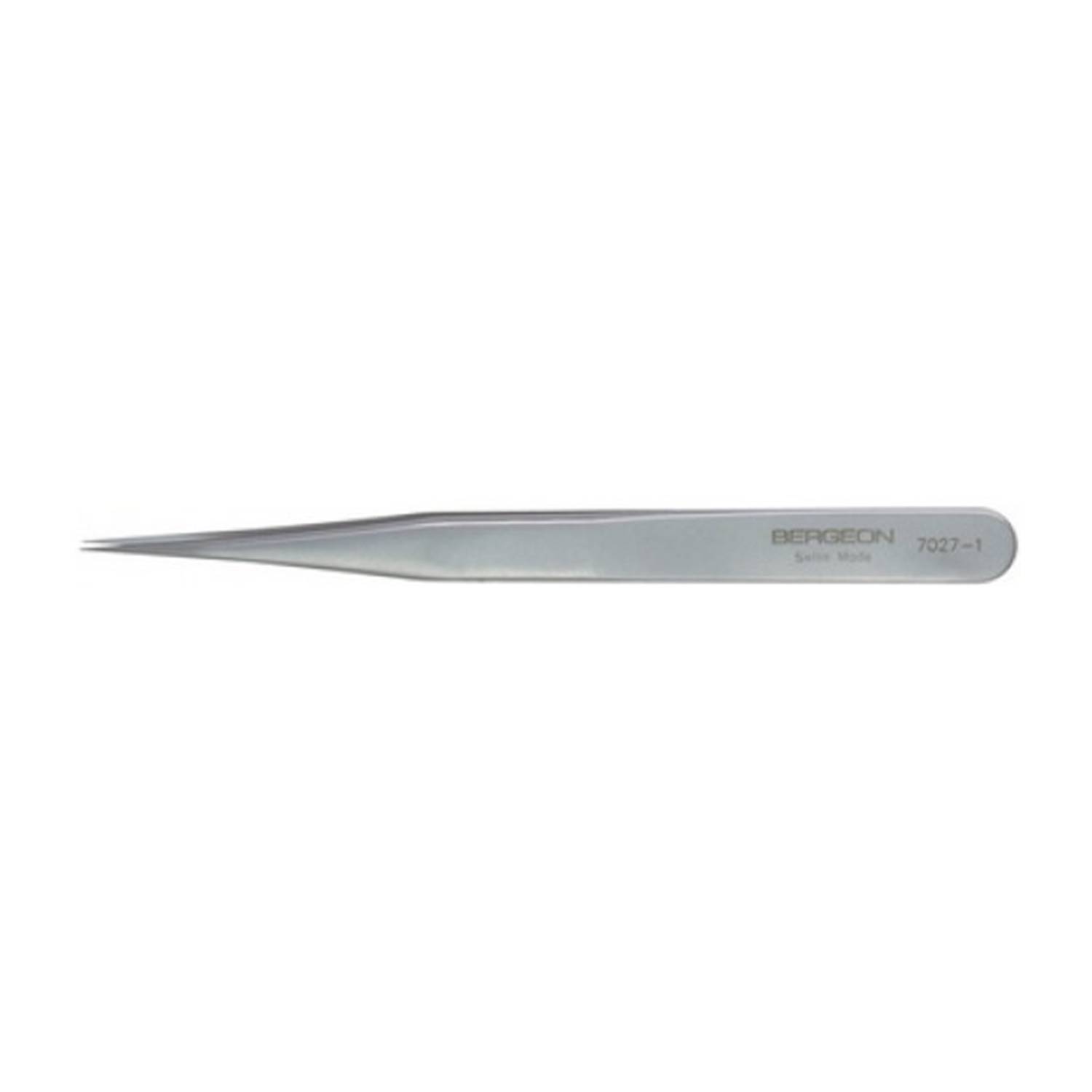 Bergeon Kornzange 7027-1, Inox Form 1, hohe Härte, aus Edelstahl