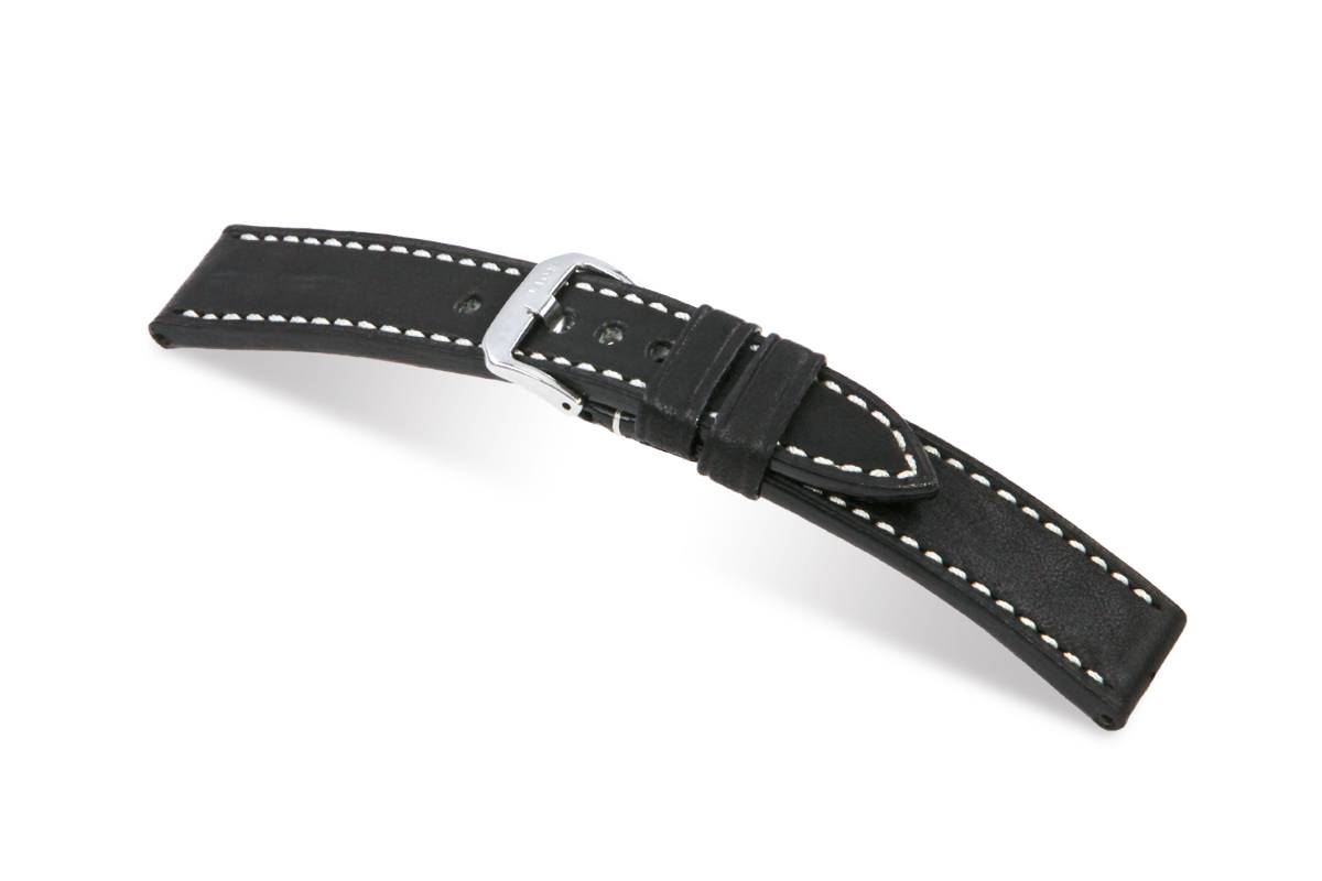 Happel Lederband Tucson 18 mm schwarz