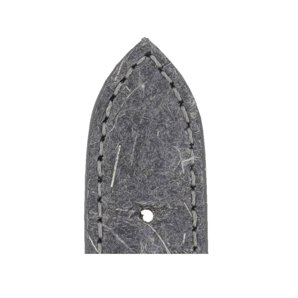 Happel Lederband Cisano 20mm dunkelgrau vegan
