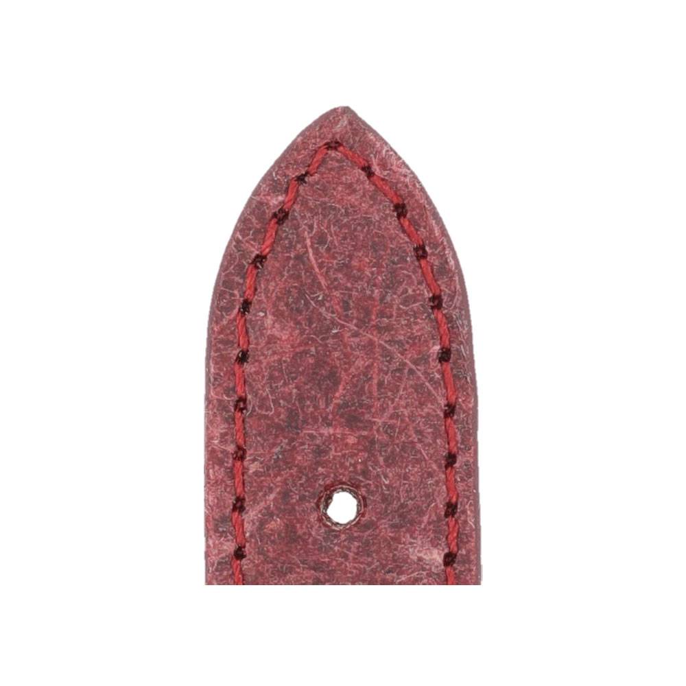 Happel Lederband Cisano 18mm krapprot vegan