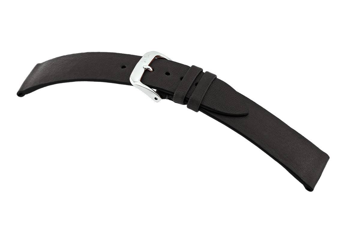 Happel Lederband Tulsa 24 mm schwarz