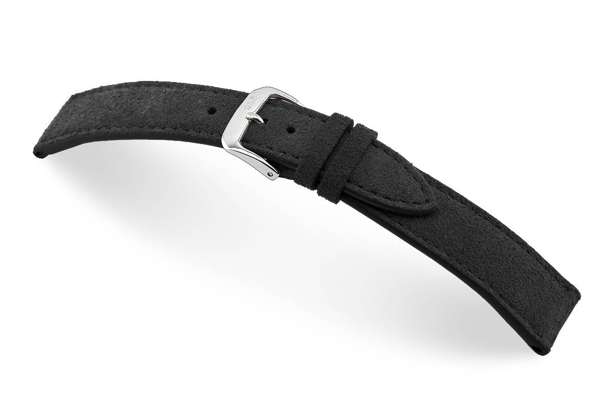 Happel Lederband El Campo 22 mm schwarz