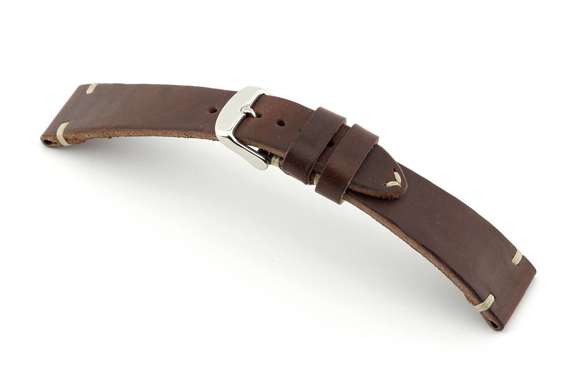 Happel Lederband Richmond 20 mm mahagoni Vintage