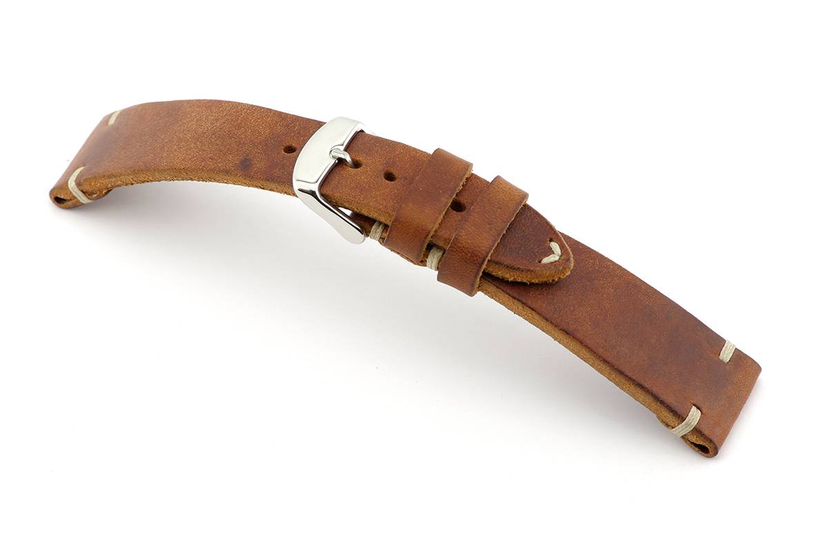 Happel Lederband Richmond 22 mm cognac Vintage