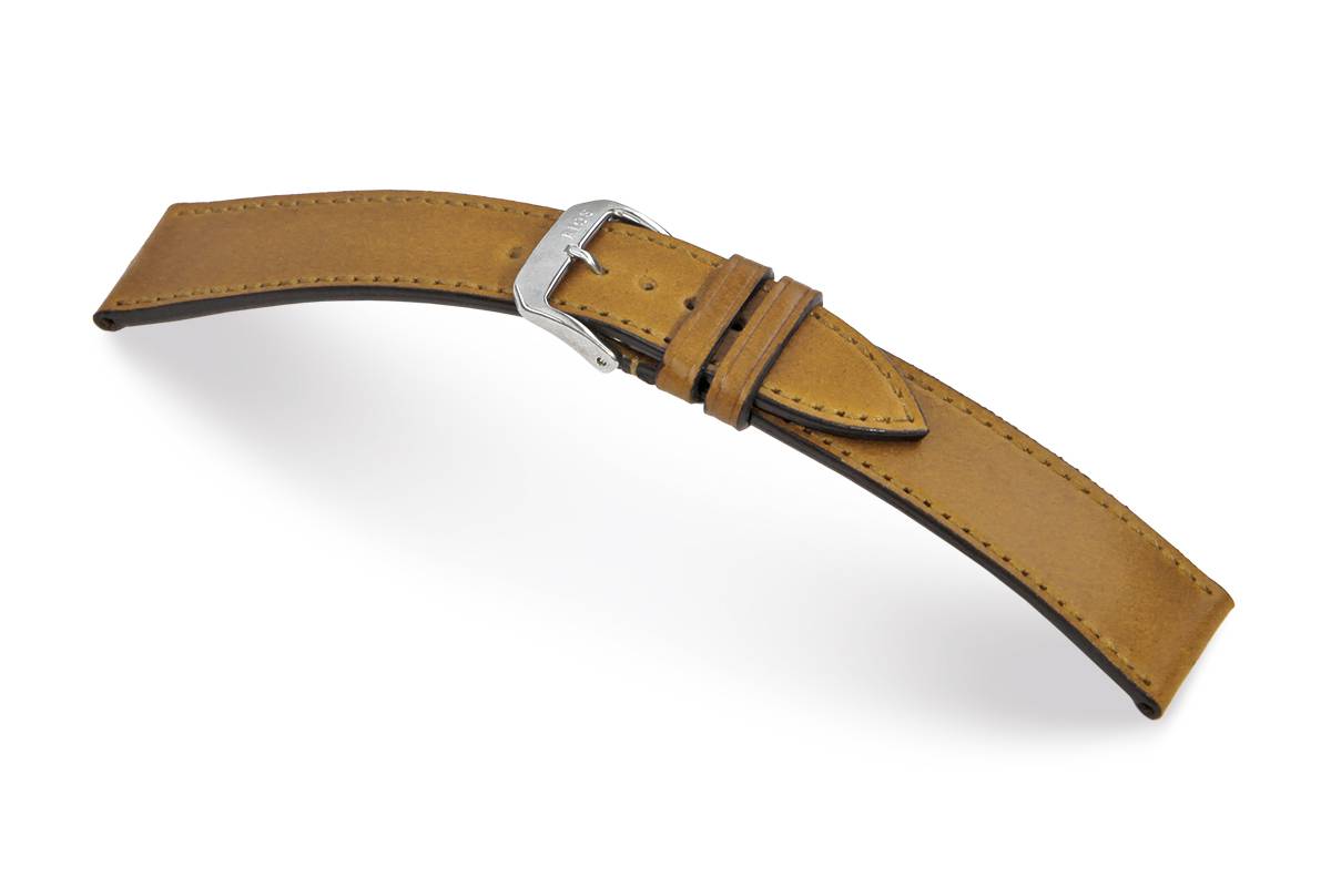 Happel Lederband Tacoma 18 mm honig
