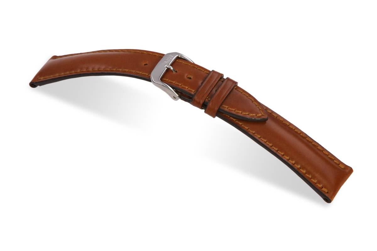 Happel Lederband Michigan 18 mm cognac