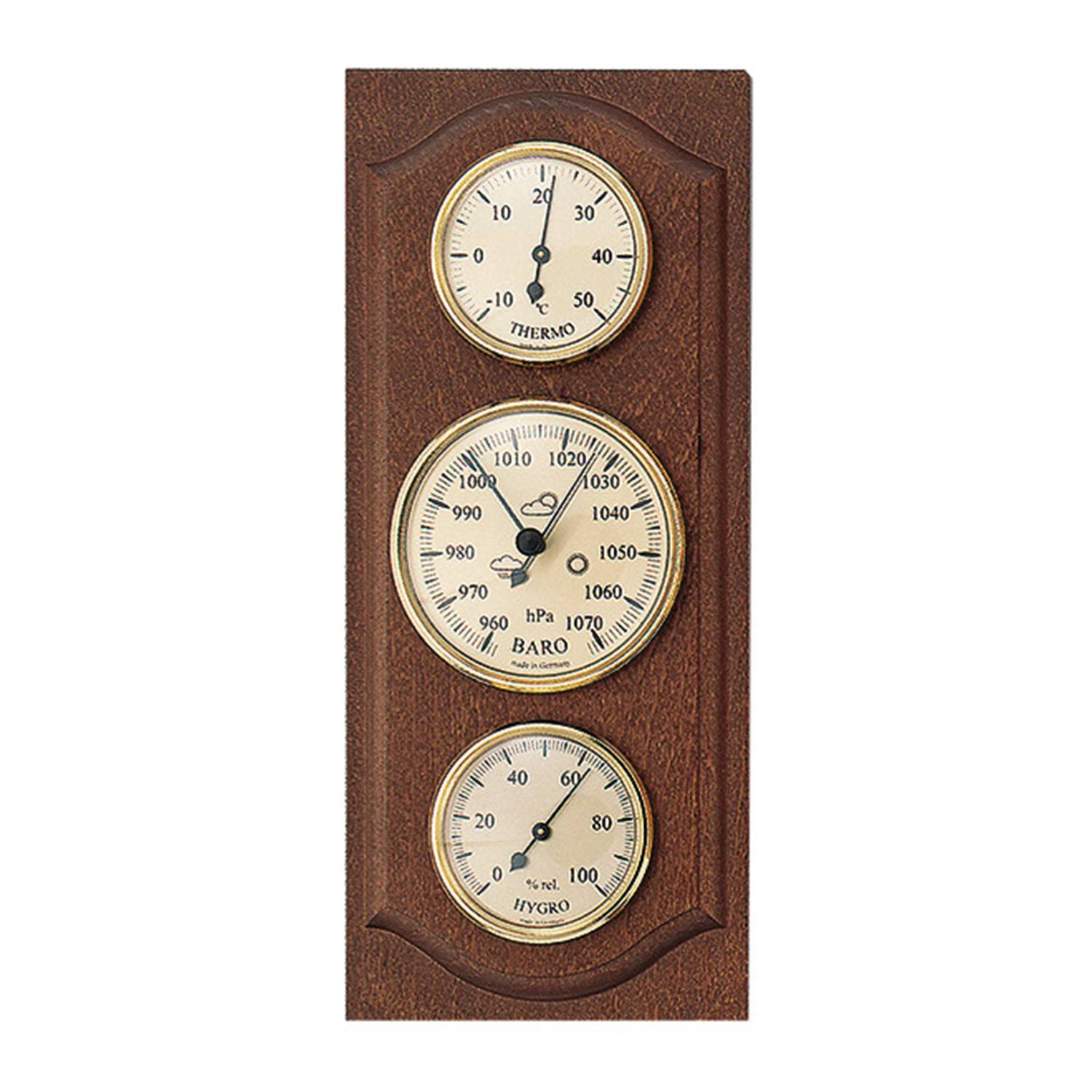 SELVA Wetterstation mit Thermometer, Barometer und Hygrometer