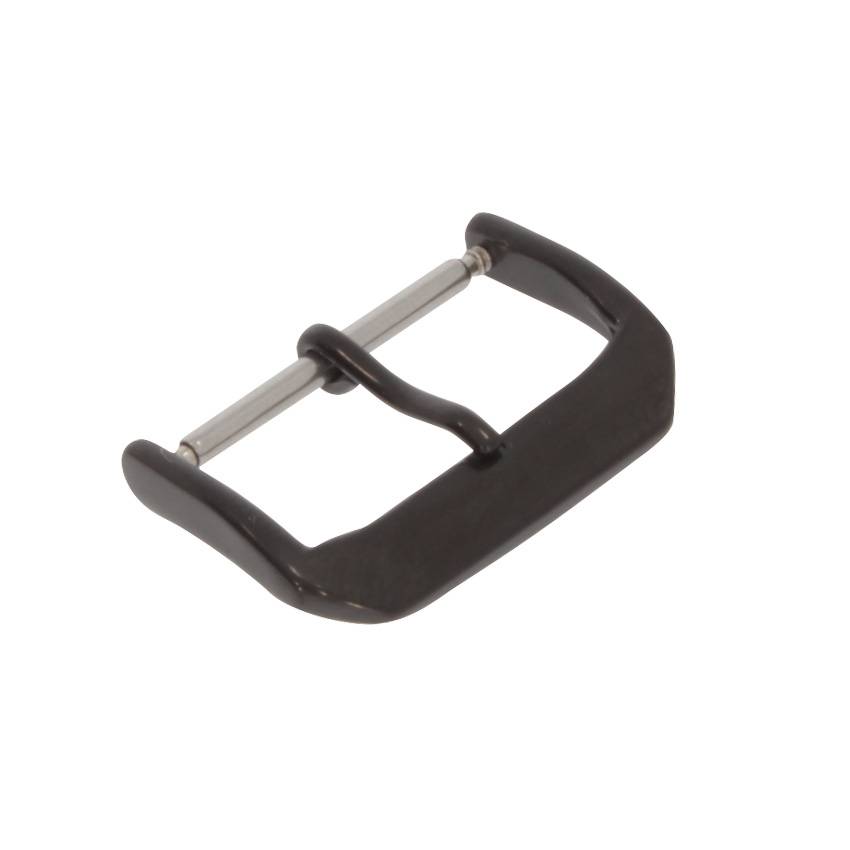 Happel Dornschließe passend für Apple Watch Armbänder, space schwarz edelstahl, 22mm