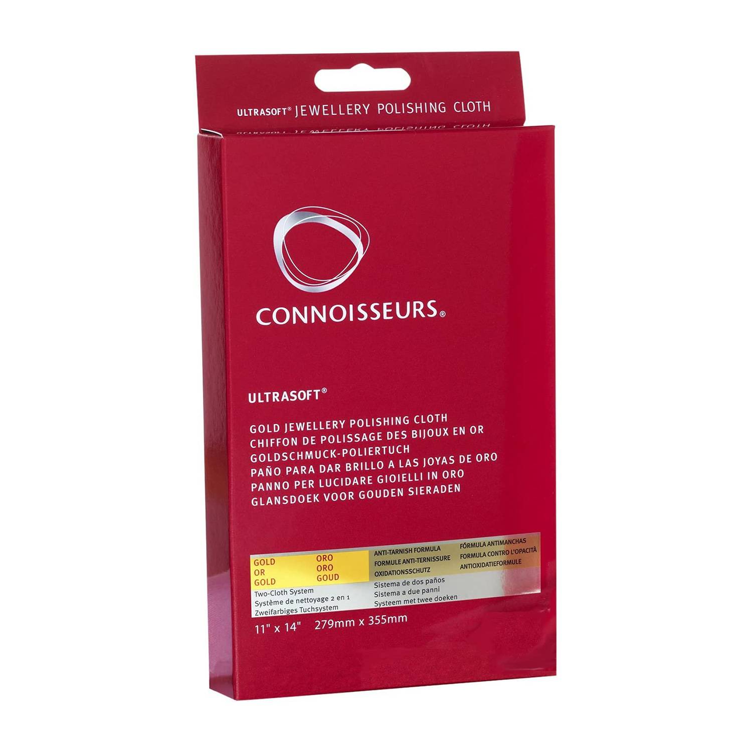 Connoisseurs Gold Putztuch, für schönen Glanz, aus Baumwolle