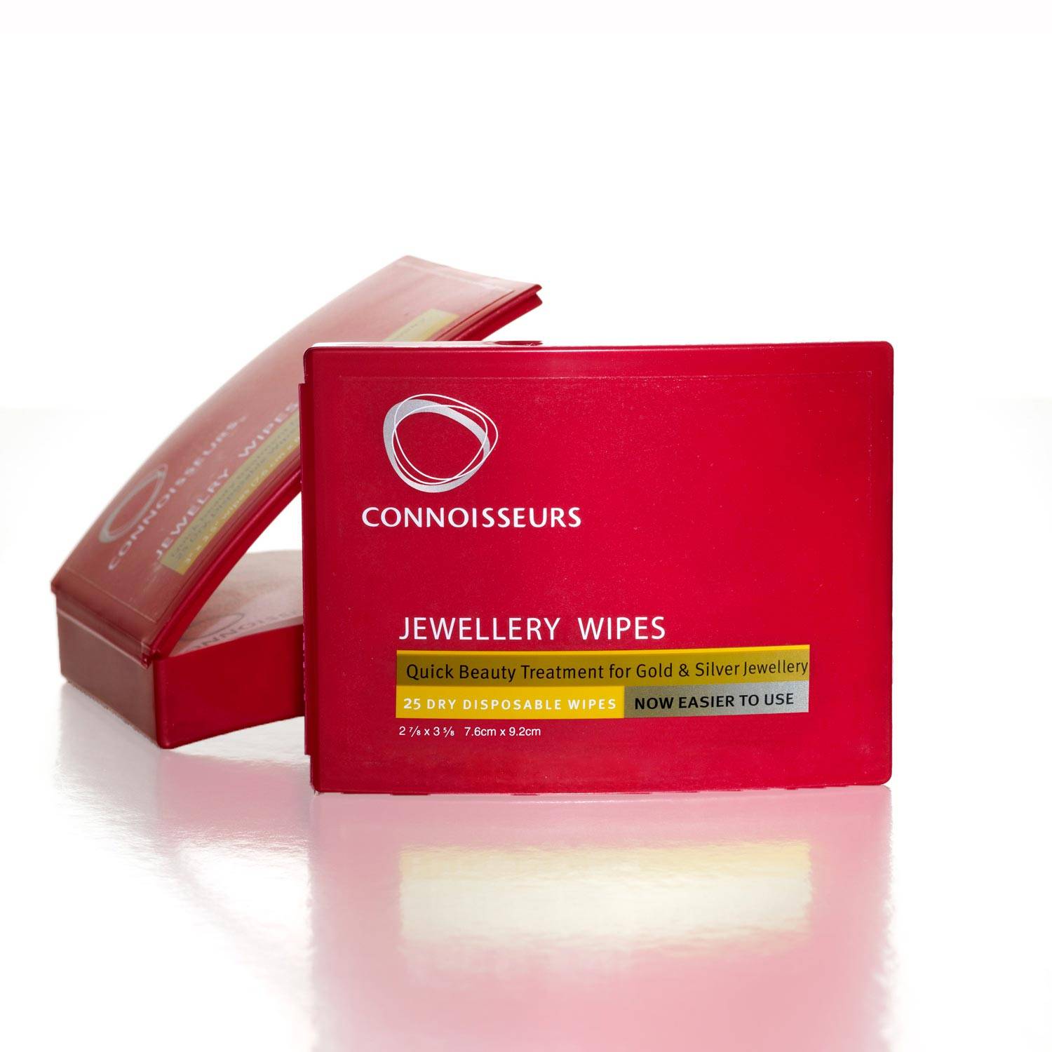 Connoisseurs Schmuckpoliertuch, für Gold und Silber, 25 Stück