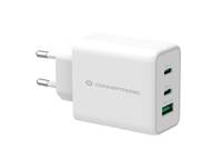 Conceptronic ALTHEA12W 3-Port 65W GaN USB PD Charger - Netzteil - 65 Watt - 5 A