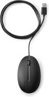 HP Wired Desktop 320M Mouse, Beidhändig, Optisch, USB Typ-A, Schwarz