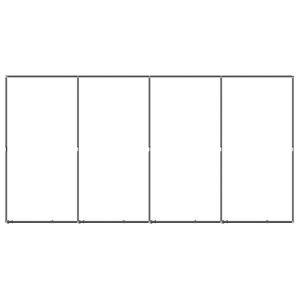 vidaXL Outdoor-Hundezwinger Stahl 7,37 m²