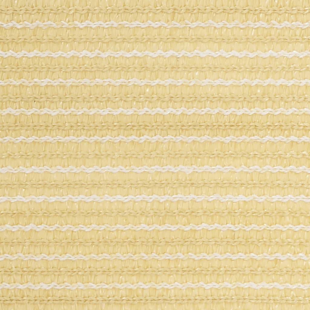 vidaXL Balkon-Sichtschutz Beige 120x400 cm HDPE