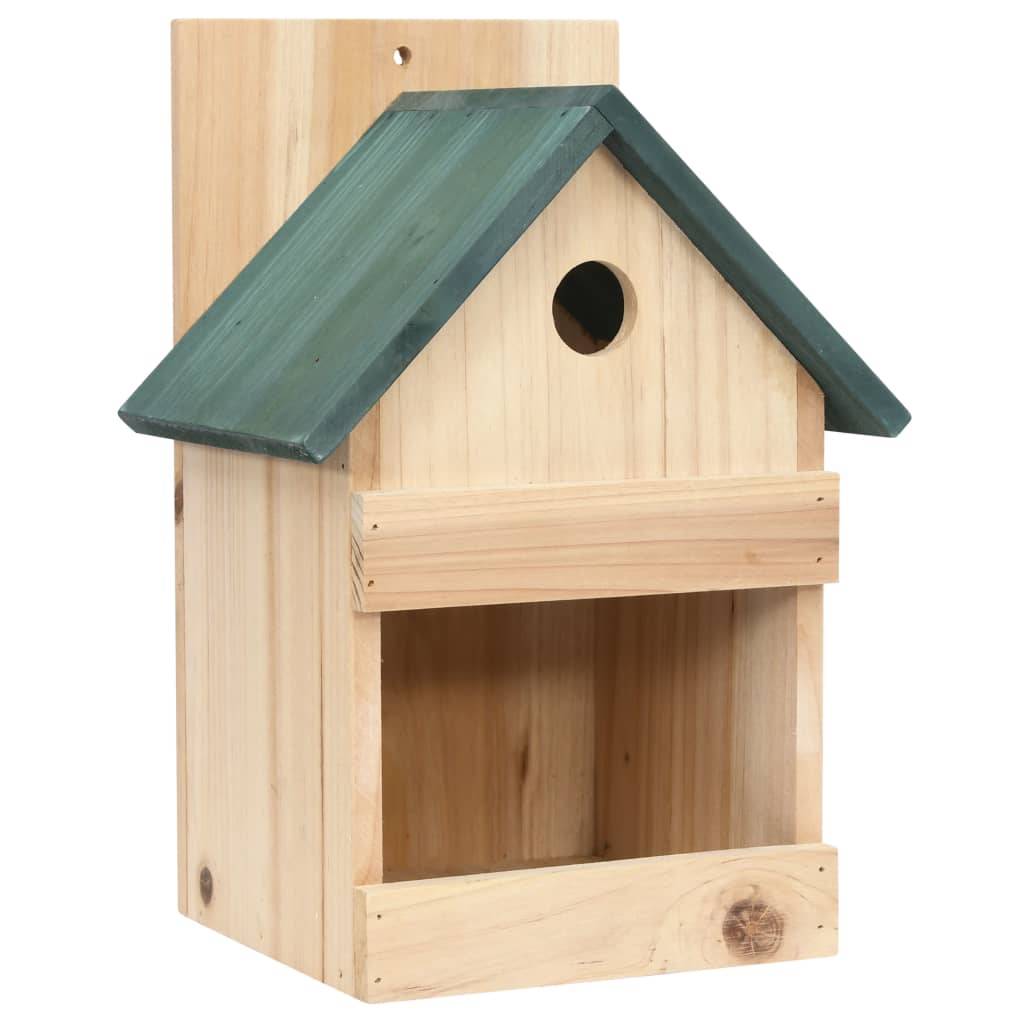 vidaXL Vogelhäuser 4 Stk. 23x19x33 cm Tannenholz