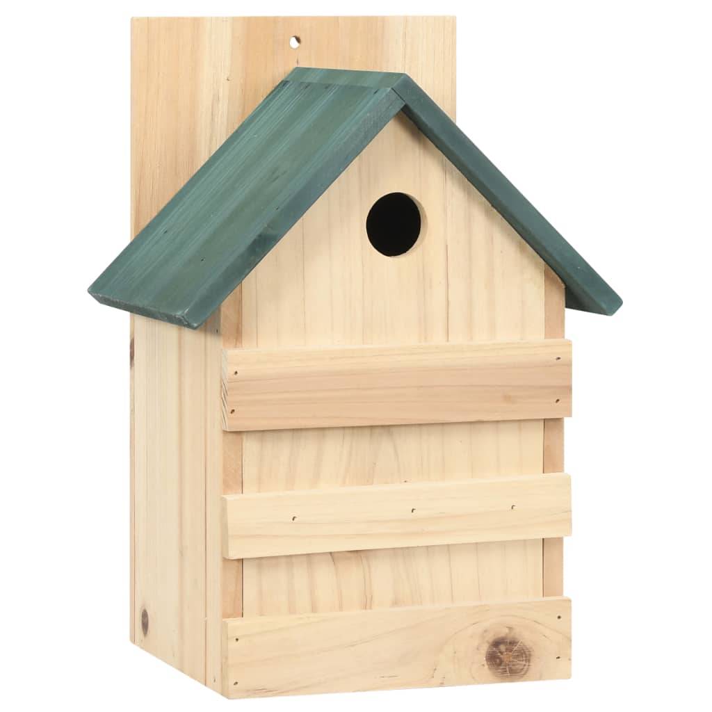 vidaXL Vogelhäuser 4 Stk. 23x19x33 cm Tannenholz