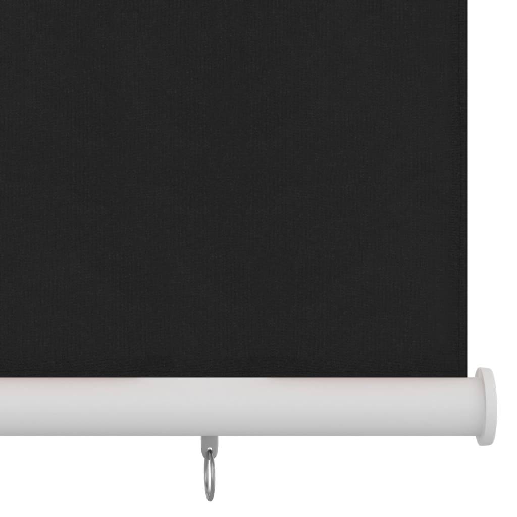 vidaXL Außenrollo 60x140 cm Schwarz