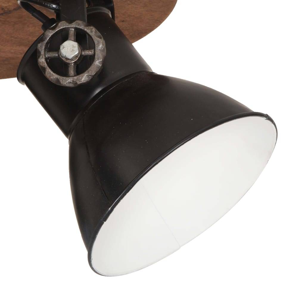 vidaXL Deckenlampe Industriestil 25 W Schwarz 42x27 cm E27