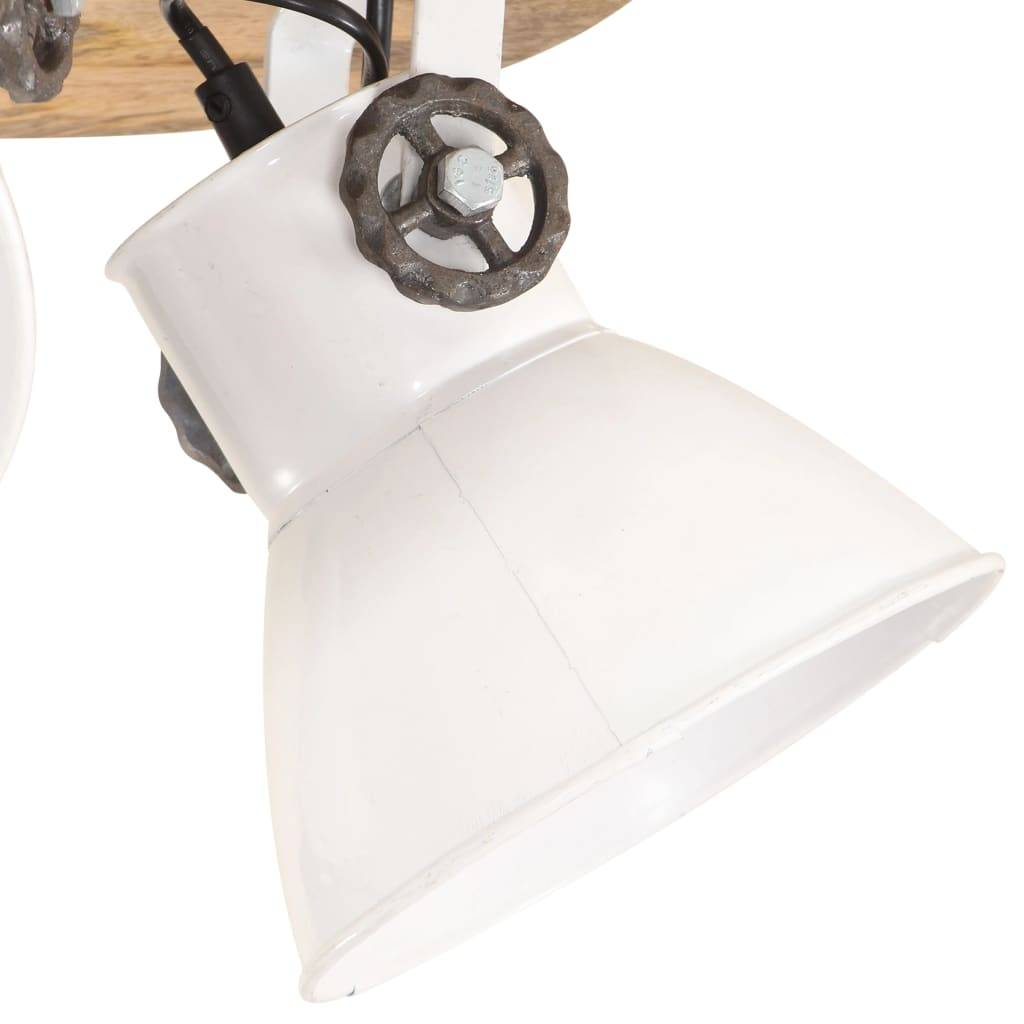 vidaXL Deckenlampe Industriestil 25 W Weiß 42x27 cm E27