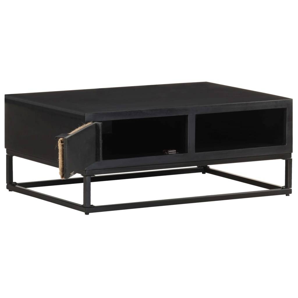 vidaXL Couchtisch 90x60x35 cm Mango Massivholz