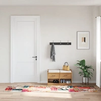 vidaXL Teppich Waschbar Patchwork 80x300 cm Mehrfarbig Rutschfest vidaXL Teppich Waschbar Patchwork 80x300 cm Mehrfarbig Rutschfest