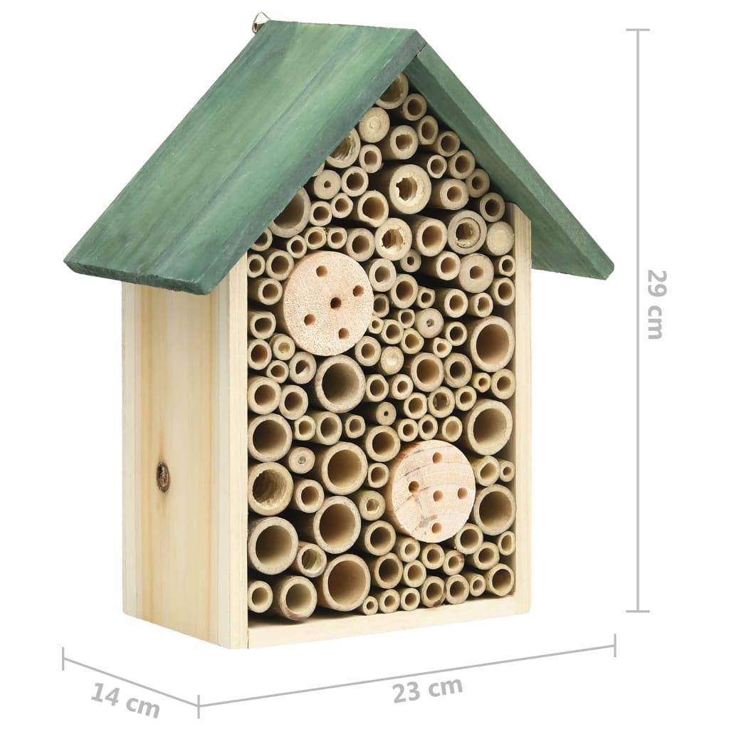 vidaXL Insektenhotels 2 Stk. 23x14x29 cm Massivholz Tanne