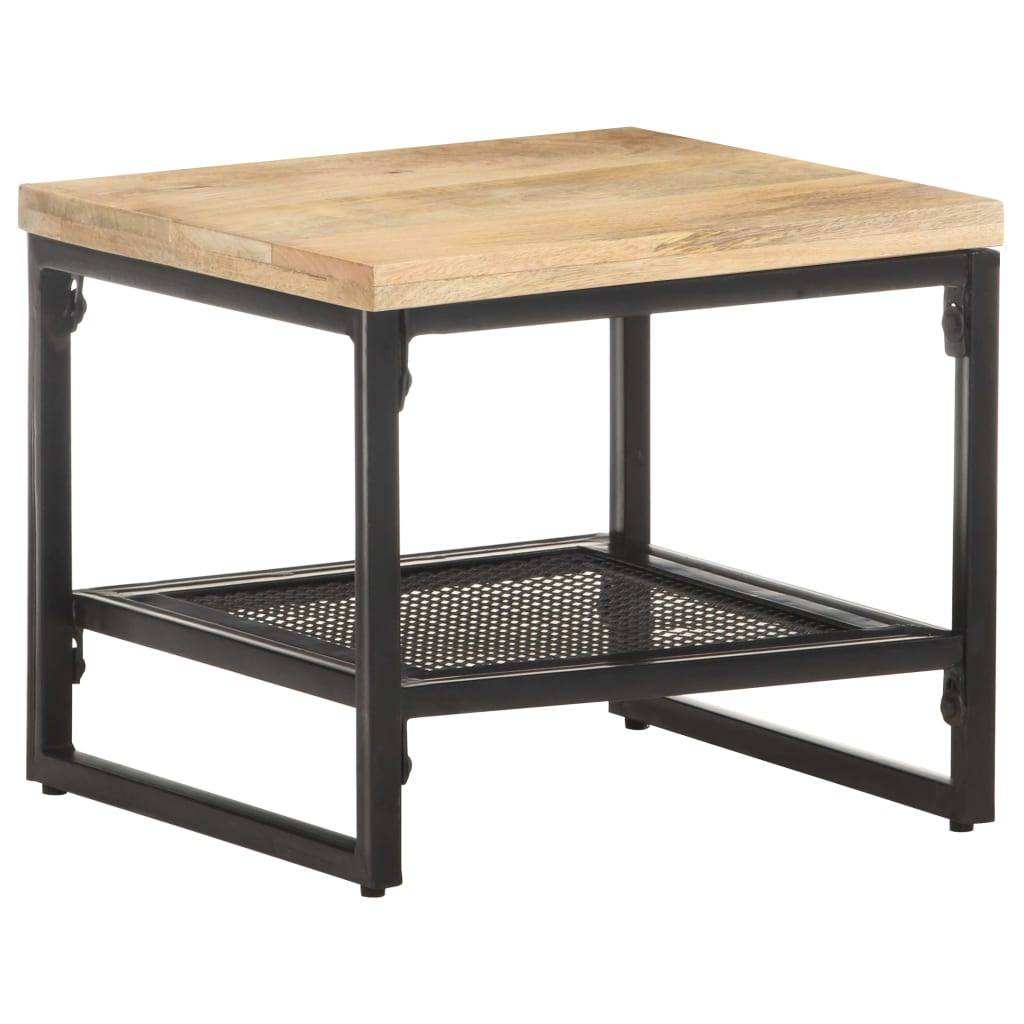 vidaXL Beistelltisch 40x40x35 cm Massivholz Mango