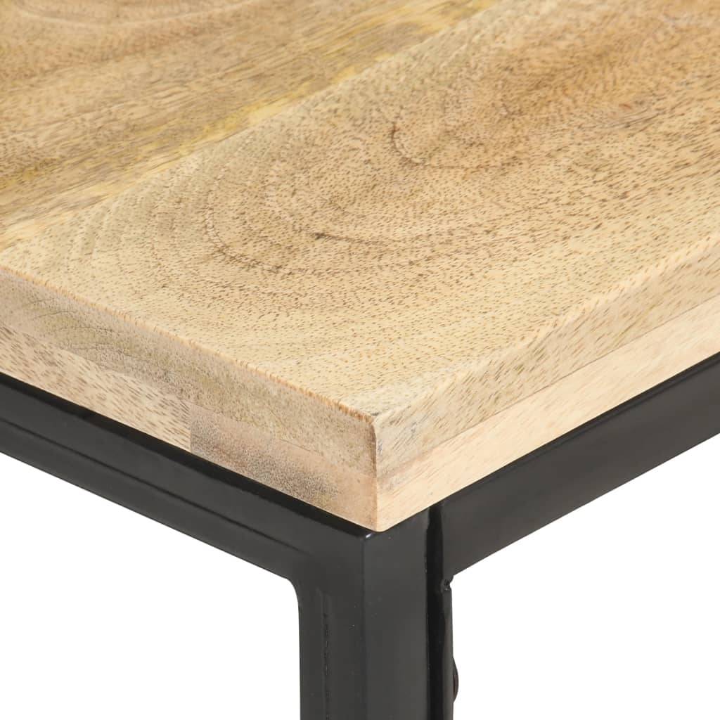 vidaXL Beistelltisch 40x40x35 cm Massivholz Mango