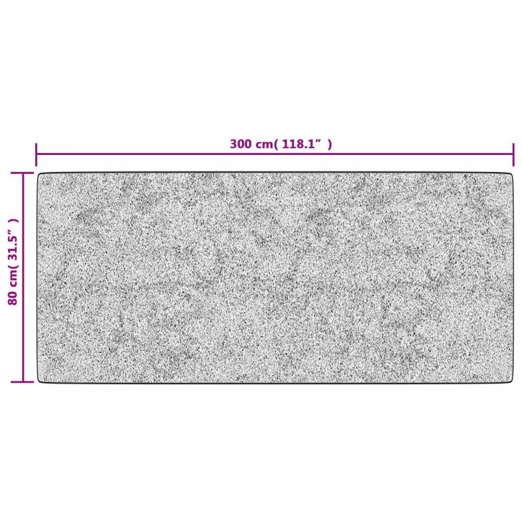 vidaXL Teppich Waschbar Patchwork 80x300 cm Mehrfarbig Rutschfest