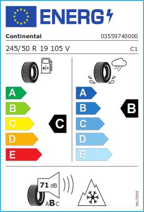Continental WinterContact TS 870 P ( 245/50 R19 105V XL EVc )