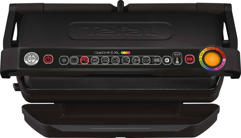 Tefal TEF Kontakt-Grill m.Backs. GC7248 sw
