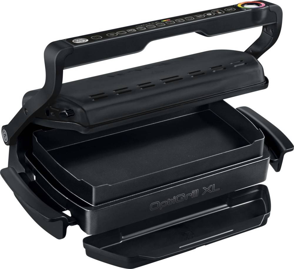 Tefal TEF Kontakt-Grill m.Backs. GC7248 sw