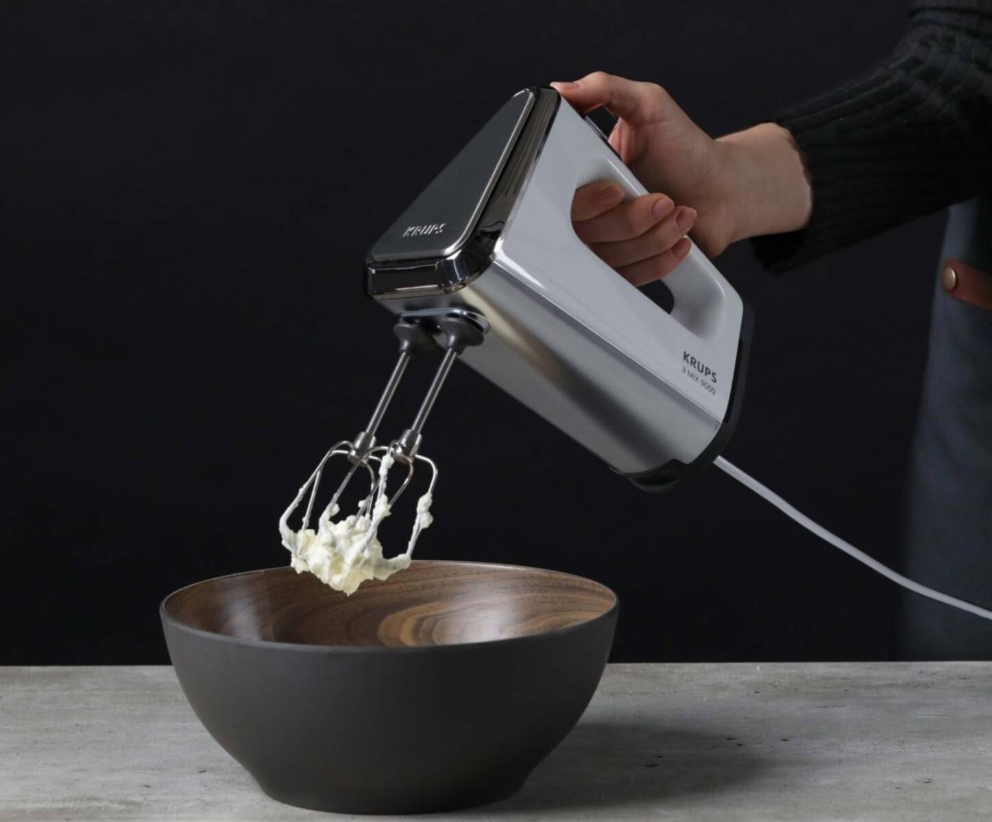 Krups Handmixer m.Mixstab GN9121 ws/si