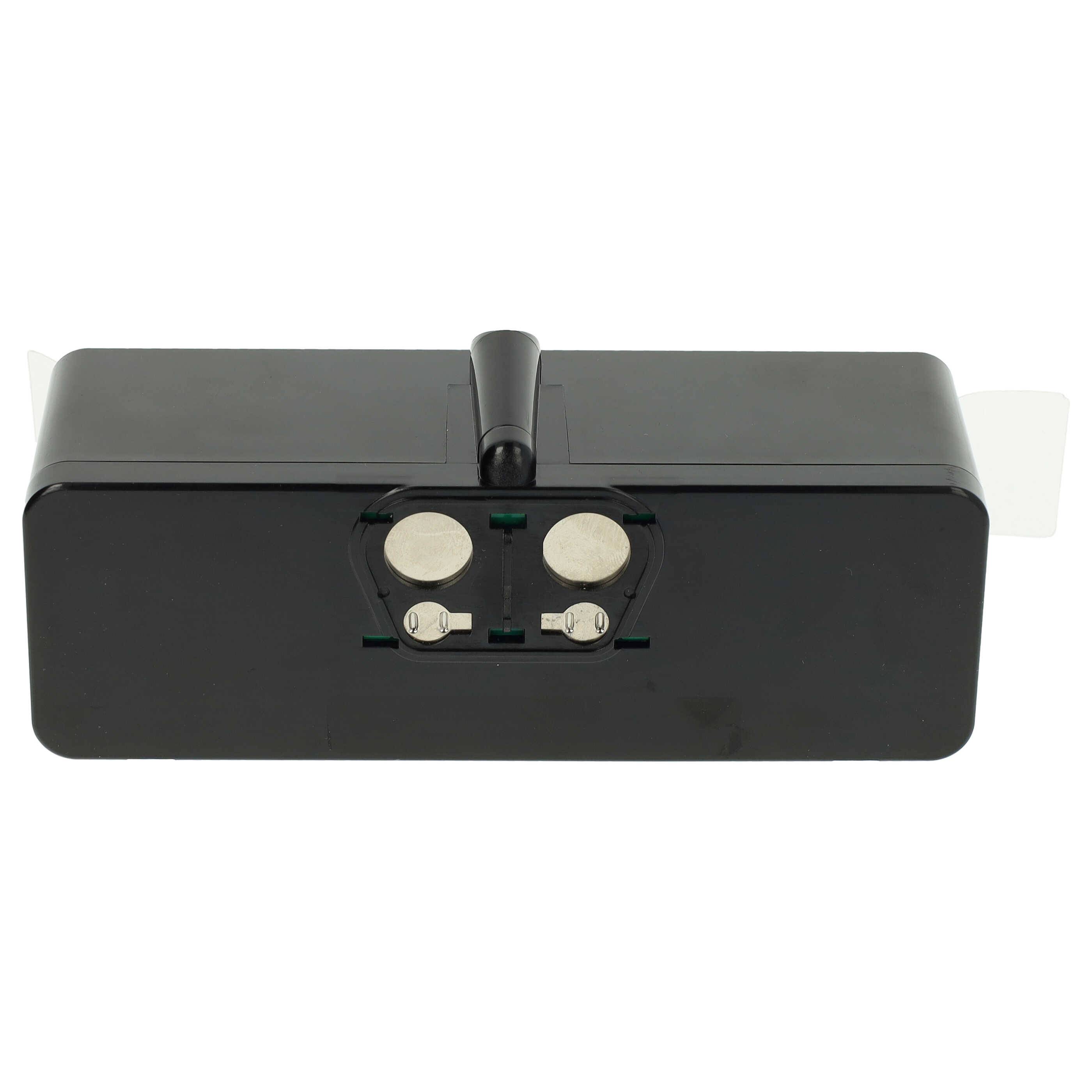 vhbw Akku kompatibel mit iRobot Roomba 671, 665, 621, 651, 618, 630, 616, 620, 625, 660, 650, 670 Staubsauger Schwarz (4000 mAh, 14,4 V, Li-Ion)