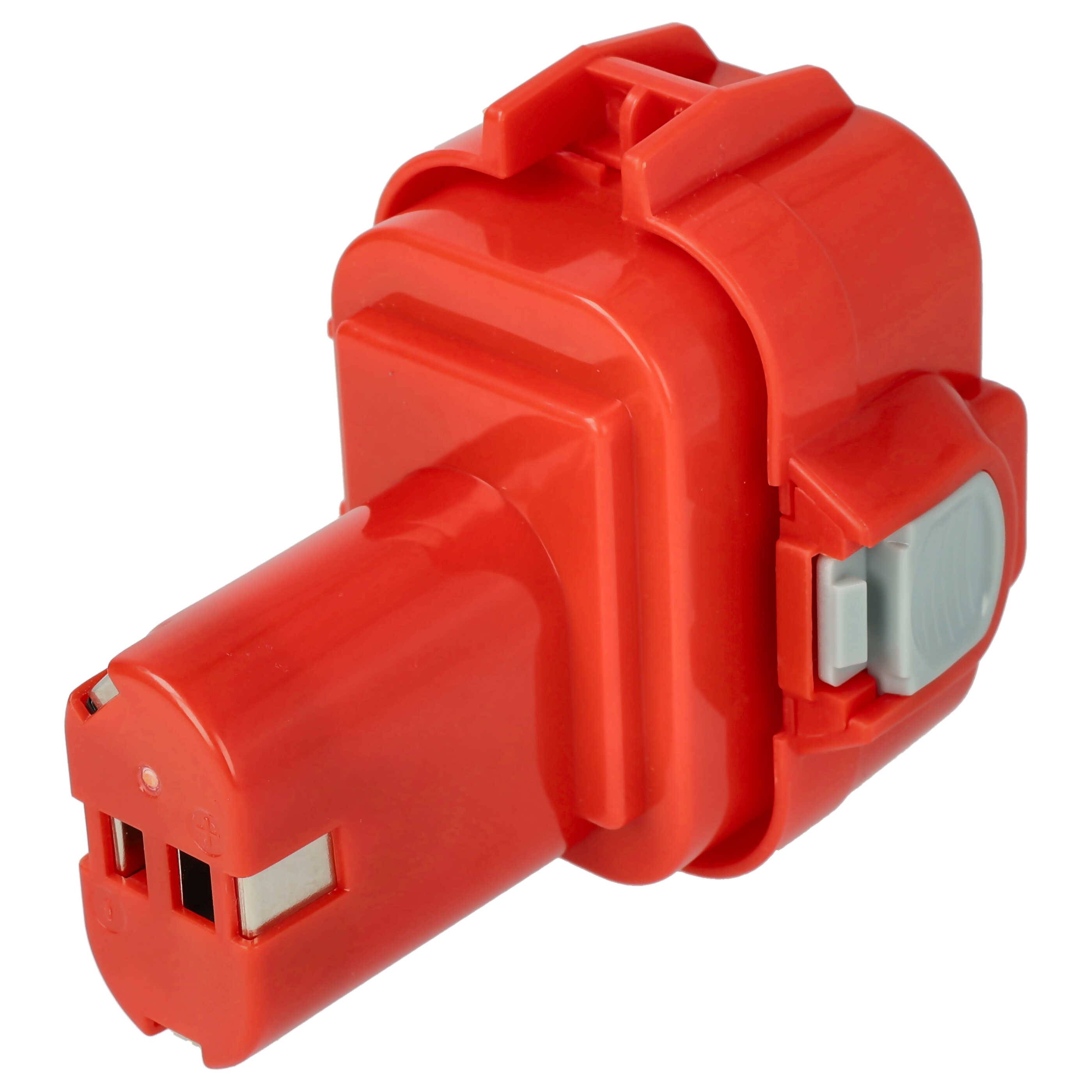 EXTENSILO Akku kompatibel mit Makita 6201DWH, 6202D, 6202DW, 6221D, 6221DW, 6221DWE Elektrowerkzeug (3300 mAh, NiMH, 9,6 V)